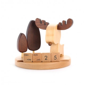 Deer Calendar & Card Holder