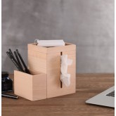 Zen Tissue Box & Desk Organizer