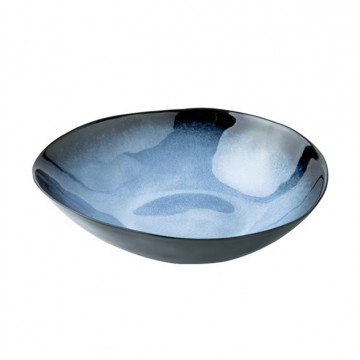 Ceramic Raindrop Serving Bowl