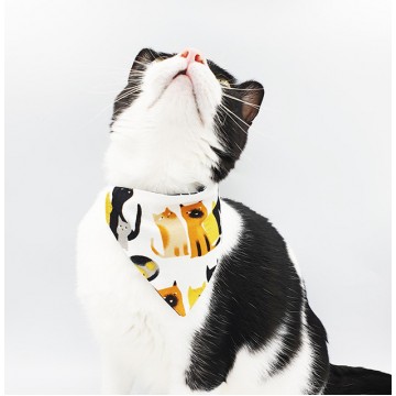 Cat Street Gang Scarf Cat Collar