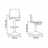 Levine swivel stool