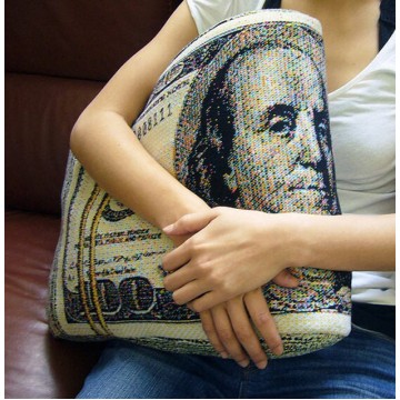 U.S Dollar Knit Cushion