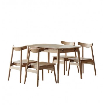 Dining Set - Jordi Table + 4 Zadie Chair