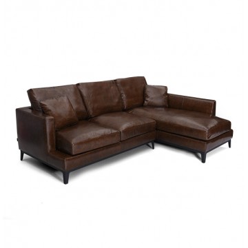 Griffith L-Shaped Sofa (Leather)